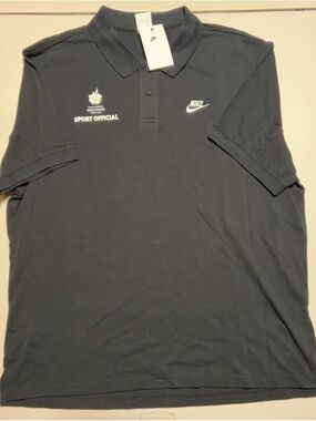 Nike Men’s Sport Official Black Polo Shirt - NWT - XXL